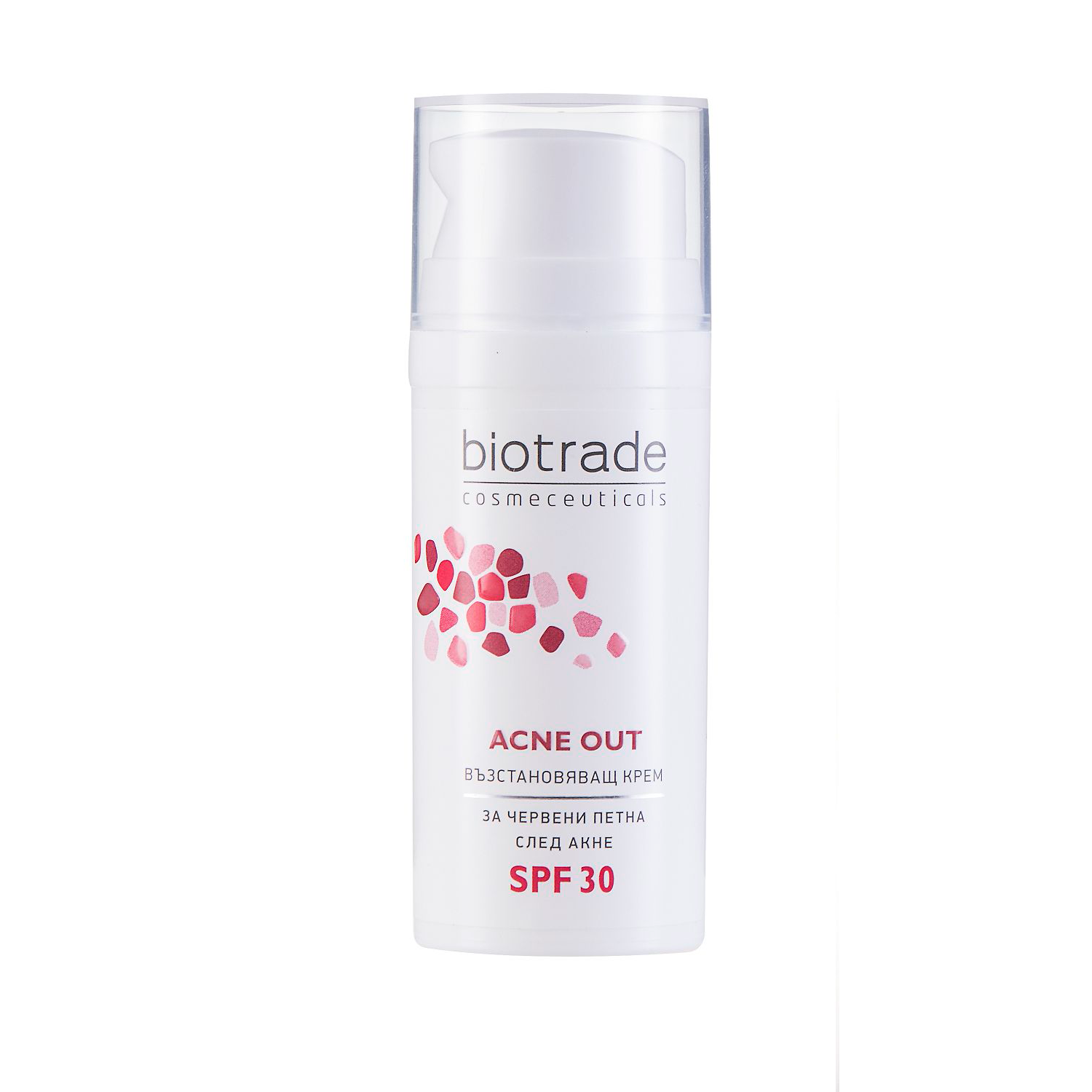 ВІДНОВЛЮВАЛЬНИЙ КРЕМ З SPF 30 ACNE OUT / ДЛЯ ШКІРИ З ВИДИМИМИ ДЕФЕКТАМИ ТА ПЛЯМАМИ ПОСТАКНЕ 30 МЛ