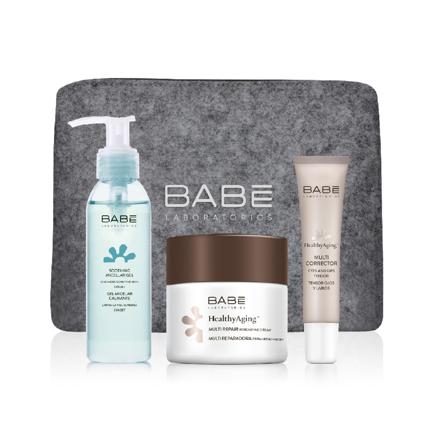 Антивіковий набір догляду за шкірою з косметичною у подарунок - Image 2