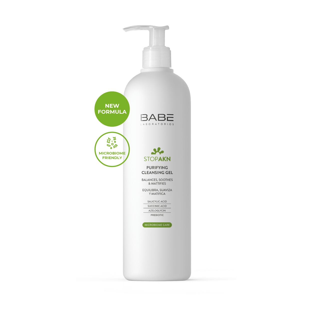 Очищуючий гель для жирної та проблемної шкіри / microbiome friendly, 400 мл
